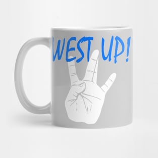 WS UP! blue Mug